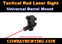 Universal Barrel Mount Laser Sight For Rifle
