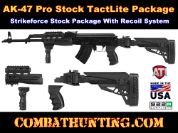 AK-47 Pro Strikeforce Stock TactLite Package & Scorpion Recoil System