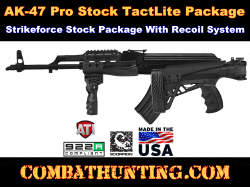 AK-47 Pro Strikeforce Stock TactLite Package & Scorpion Recoil System