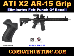 AR-15 AR-10 X2 Recoil Reducing Pistol Grip Black