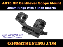 Cantilever Scope Mount 30mm 1 inch Weaver/Picatinny