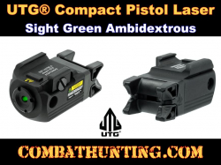 Compact Green Pistol Laser Picatinny UTG Ambidextrous