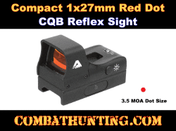 Compact 1x27mm Red Dot Reflex Sight 3.5 MOA
