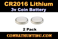 CR2016 Battery 2 Pack 3.0 Volt Lithium