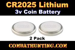 CR2025 Lithium Coin Batteries  QTY2