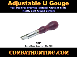 Adjustable U Gouge 3/32" Leather Working Tools