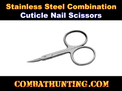 Stainless Steel Combination Cuticle Nail Scissors