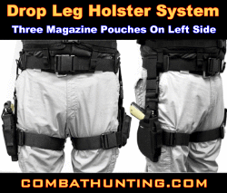 NcStar 3-Piece Drop Leg Gun Holster Black