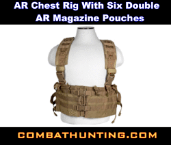 Ncstar AR Chest Rig With Six Double AR Magazine Pouches