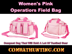 Women's Pink Operatiors Field Bag-Range Bag