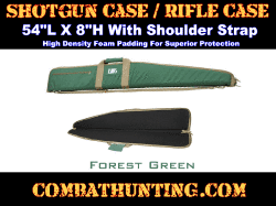 Shotgun Case Rifle Case 54"L X 8"H Color Forest Green