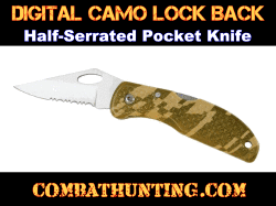 Digital Camo Pocket Knife