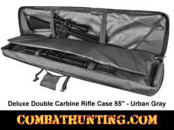 Double Tactical Rifle Case 55 Inches Urban Gray