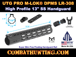UTG PRO M-LOK DPMS LR-308 High Profile 13" SS Handguard