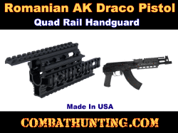 Draco AK Pistol Quad Rail Handguard