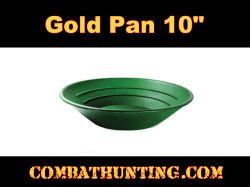 Gold Pan 10" Diameter Green