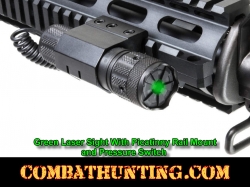 Green Laser Sight With Picatinny Rail Mount