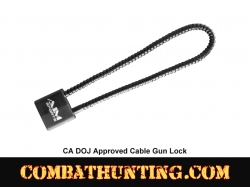 Cable Gun Lock with Key 15" California DOJ Approved