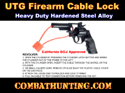 Handgun Pistol Cable Lock