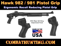 Hawk 982, 981 Tactical Pistol Grip With QD Sling Attachment