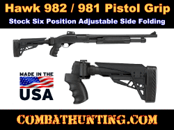 Hawk 982 981 Pistol Grip Stock Six Position Side Folding