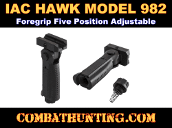 Hawk 982/981 Foregrip Five Position Adjustable