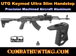 UTG Keymod Ultra Slim Handstop Matte Black