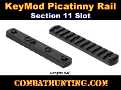 Keymod Picatinny Rail Section 11 Slot Rail