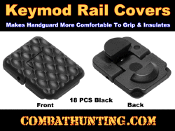 Keymod Rail Covers Black 18 Pieces Of Keymod Rail Covers