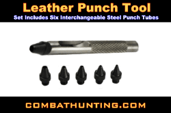 Leather Belt Punch Set 7PC Leather Crafting Tool