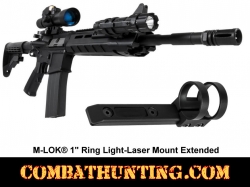 M-LOK Ring Light Mount Extended 1"