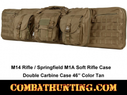 M14-Springfield M1A Soft Case Tan Deluxe Carbine Case