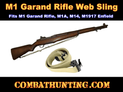 M1 Garand Web Sling Cotton Olive Drab