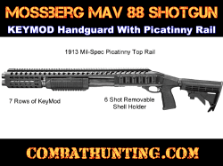 Mossberg Maverick 88 Picatinny Rail System With Keymod Handguard