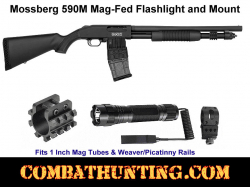 Mossberg 590M Mag-Fed Flashlight and Mount