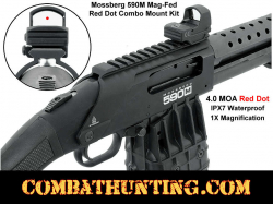 Mossberg 590M Mag-Fed Red Dot Combo Mount Kit