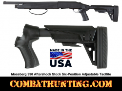 Mossberg 990 Aftershock Stock Six-Position Adjustable Tactlite