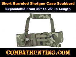 Short Barreled Shotgun Scabbard Woodland Camo