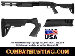 Mossberg Tactical Pistol Grip Stock and Forend with Rails Black 