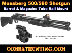 Mossberg 500/590 Shotgun Barrel Rail Mount