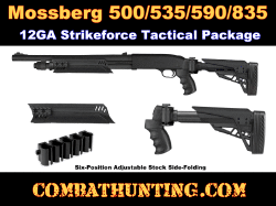 Mossberg 500/535/590/835 Folding Stock and Forend In Black