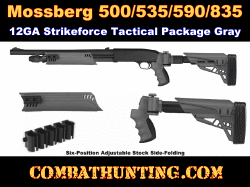 Mossberg 500/535/590/835 Folding Stock and Forend In Destroyer Gray