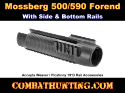 Mossberg 500/590 Forend With Picatinny Rails