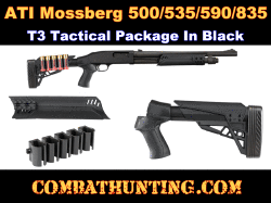Mossberg Tactical T3 Stock and Forend Package Black