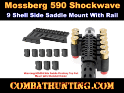 Mossberg 590 Shockwave Side Saddle With Picatinny/Weaver Rail