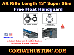 UTG PRO AR Rifle Length 13" Super Slim Handguard