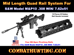 M&P10.308 WIN Quad Rail System Mid Length