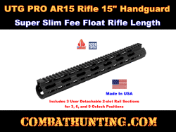 UTG Pro AR15 Rifle Super Slim Free Float Handguard