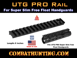 UTG PRO Rail For Super Slim Free Float Handguards 15 Slot