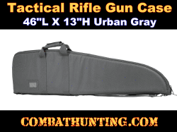 Tactical Rifle Gun Case 46"L X 13"H Urban Gray